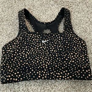 Nike speckled pattern sports bra Size L